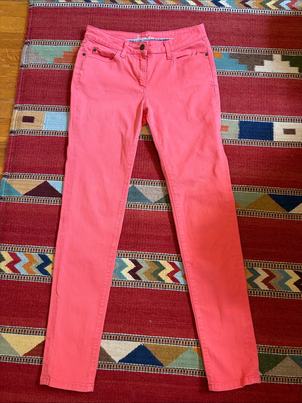 Boden Coral Pink Skinny Jeans